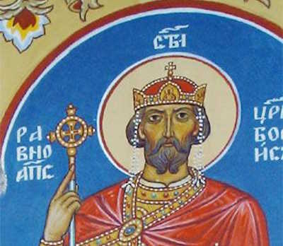 Христианизатор Болгарии Борис Первый. С сайта болгарского иновещания.